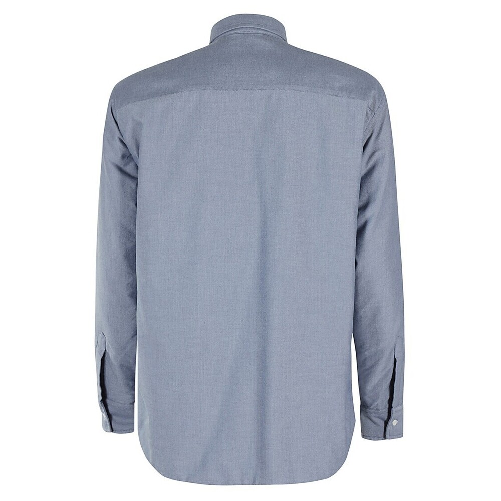Aspesi Padded Cotton Shirt Jacket With Button-Down Collar - Picture 2 of 2